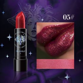 Ladies Pearl Sparkly Christmas Lipstick (Option: 5style)