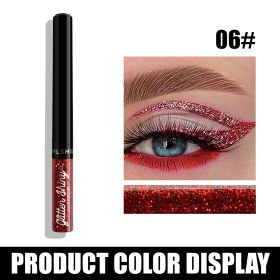 Quick Drying 12 Color Eyeliner Liquid (Option: 6 Style)