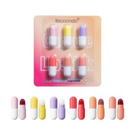 Capsule Lipstick Mini Suit Easy To Carry Velvet (Option: 6 Pack Lipstick Kit 2)