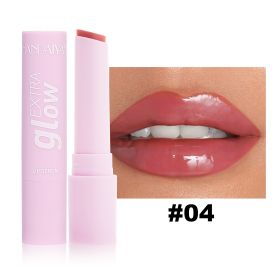 Moisturizing Solid Lip Gloss Water Light Mirror Moist Lipstick (Option: 04style)