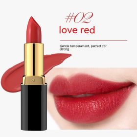Lipstick Moisturizes And Does Not Fade Easily (Option: 02 Hot Love Red)