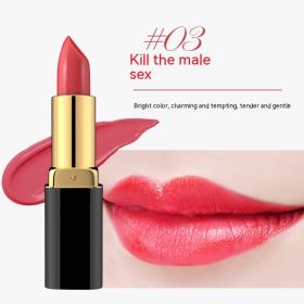 Lipstick Moisturizes And Does Not Fade Easily (Option: 03 Cut Male)
