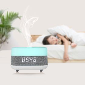 Clock Aromatherapy Humidifier Home Office Time (Option: Offwhite-UK)